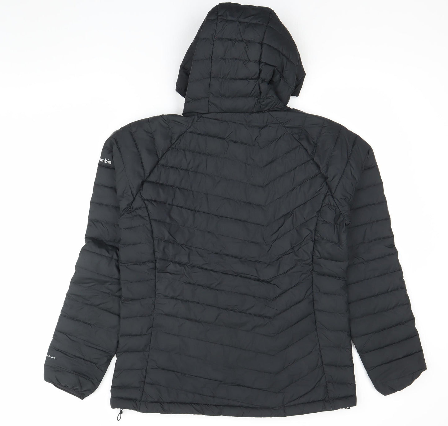 Columbia Womens Black L Hooded Puffer Jacket Winter Coat