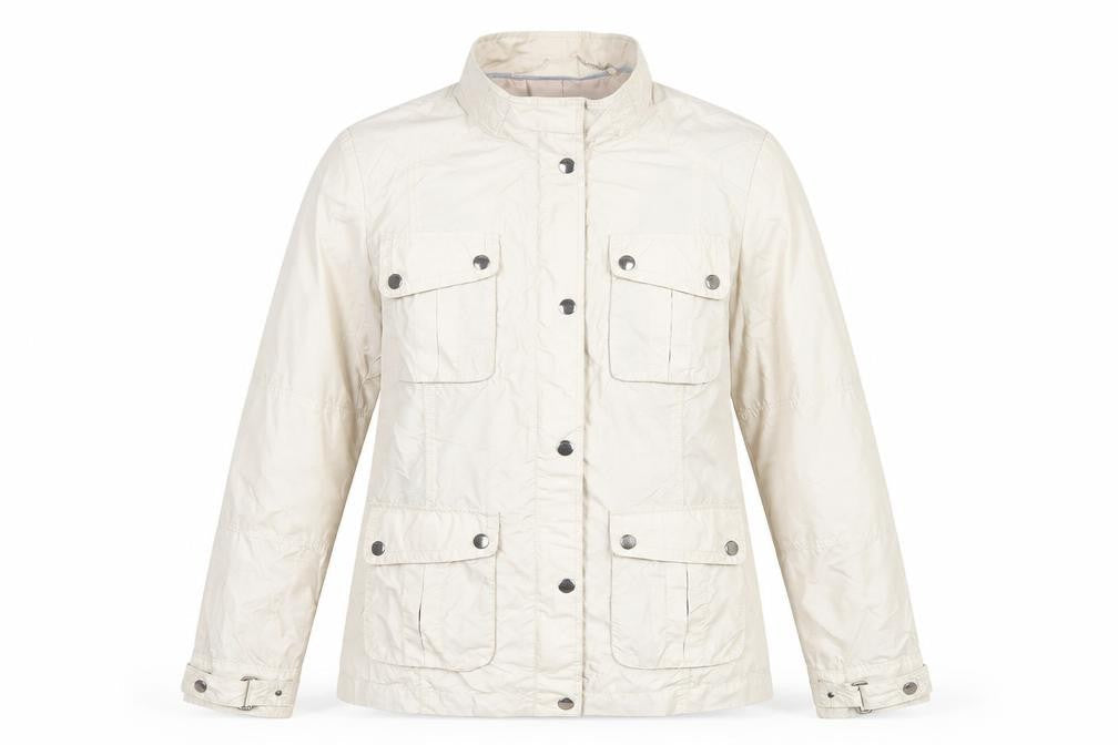 Marks & Spencer Women’s Beige Jacket Size 12 Military Style