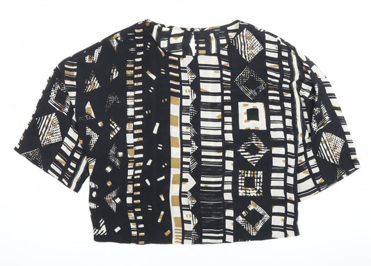 Next Women’s Multicoloured Geometric Tunic Blouse Size 14