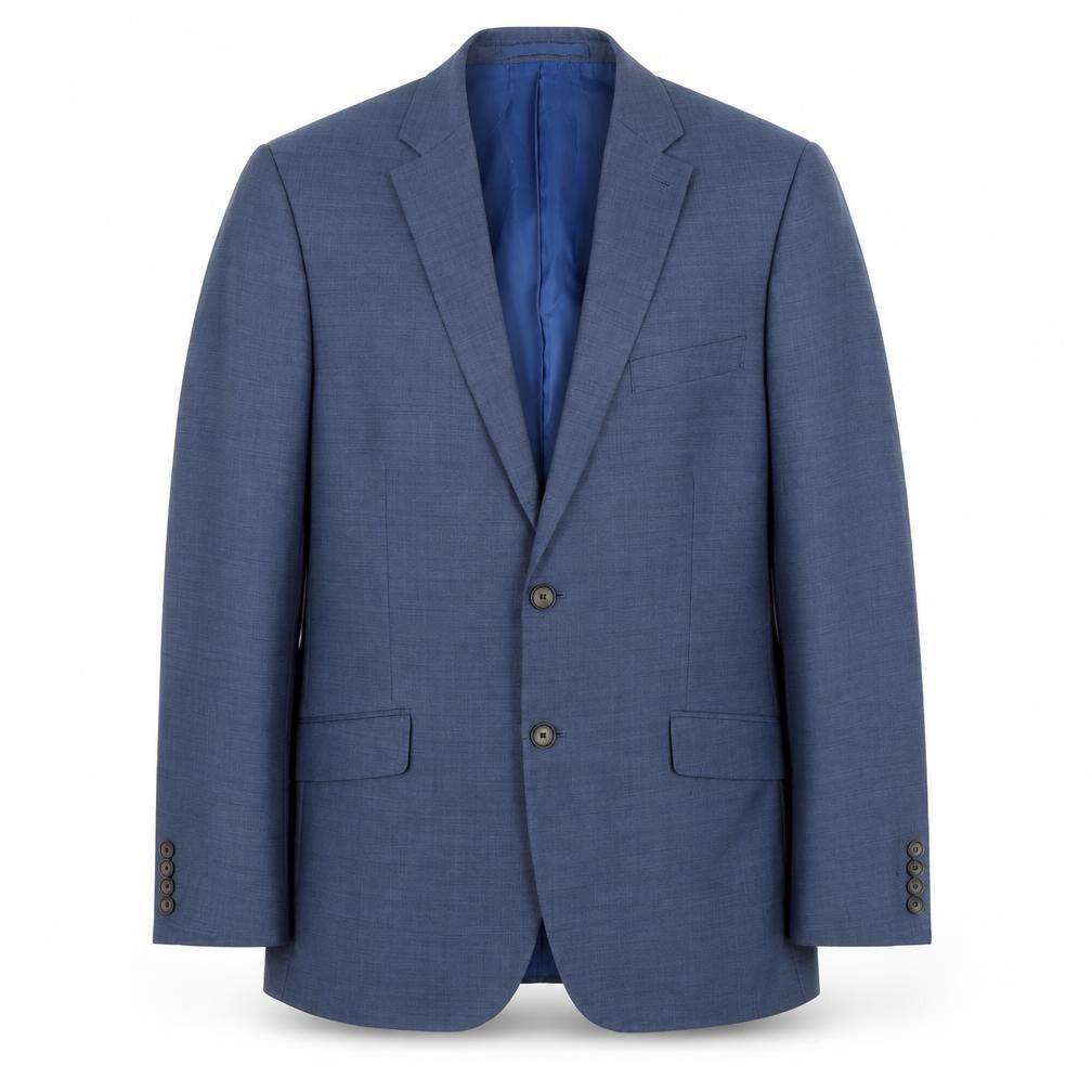 Marks & Spencer Men’s Blue Wool Blend Suit Jacket 40in Chest M