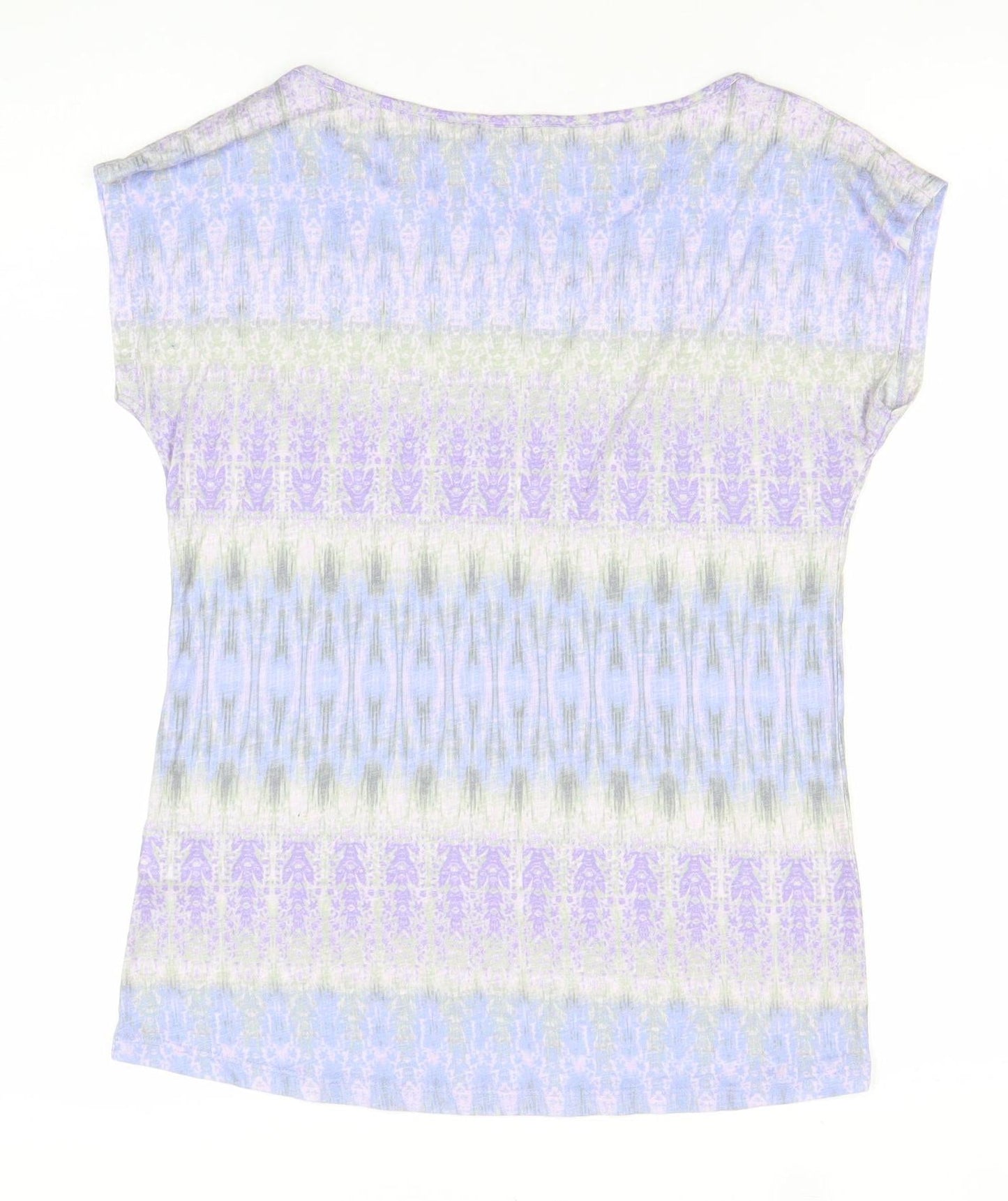 Marks and Spencer Women’s Multicoloured Size 8 Round Neck T-Shirt
