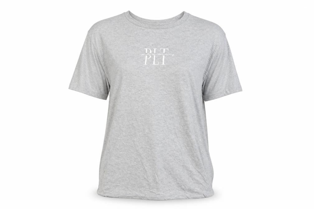 PRETTYLITTLETHING Womens Grey T-Shirt M Short Sleeve Crew Neck Basic