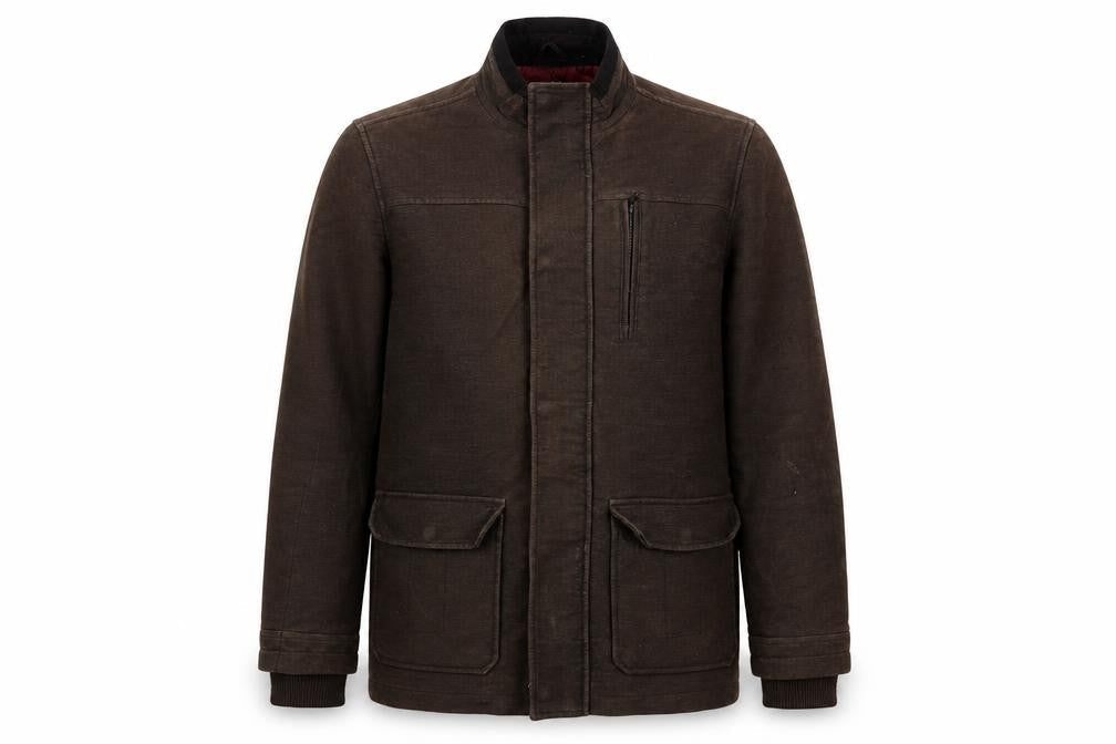 Thomas Nash Mens Brown Jacket S Cotton Blend Casual Workwear