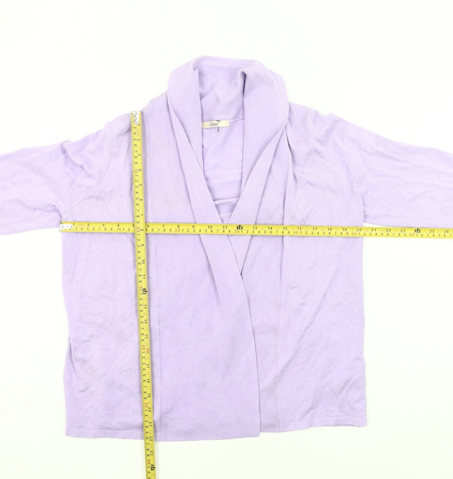 Marks and Spencer Womens Purple Size 16 Cardigan Knit Long Sleeve