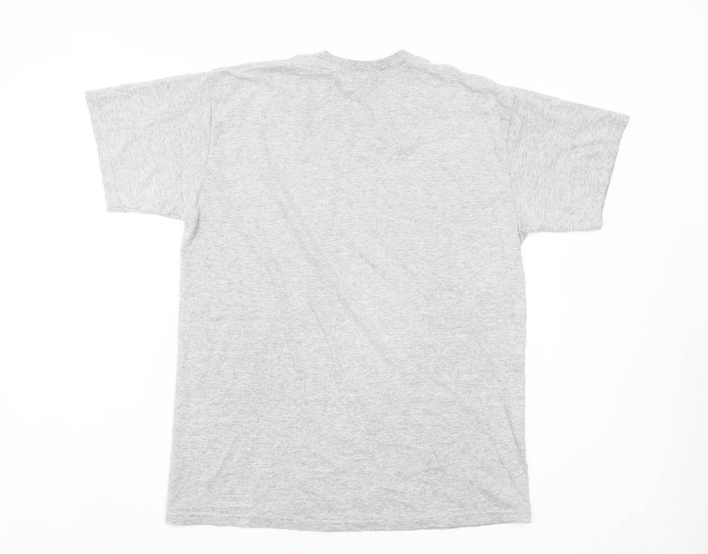 Gildan Mens Grey M Los Angeles California Graphic T-Shirt