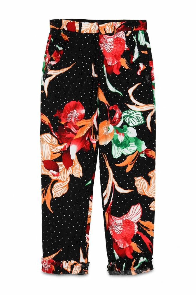 River Island Women’s Multicoloured Floral Jogger Trousers Size 6