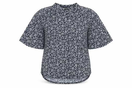 Marks and Spencer Women’s Blue Floral Tunic Blouse Size 12