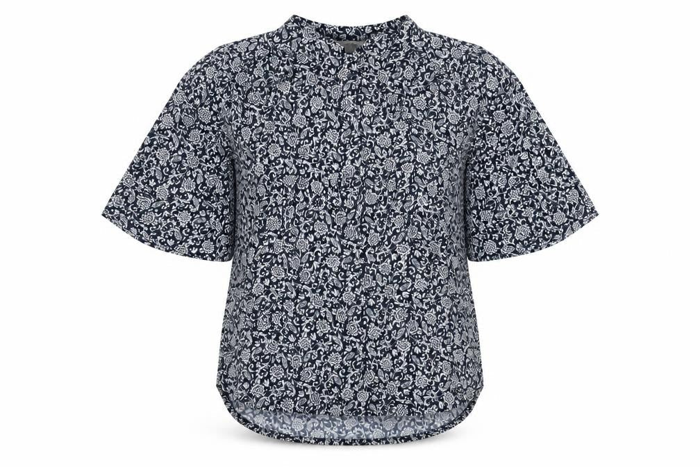 Marks & Spencer Women’s Blue Floral Tunic Blouse Size 12