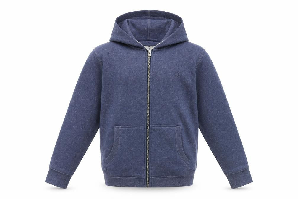 Next Boys Blue Full Zip Hoodie Age 9 Years Cotton Blend Casual