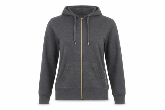LA Gear Womens Grey Full Zip Hoodie UK 8 Regular Fit Activewear