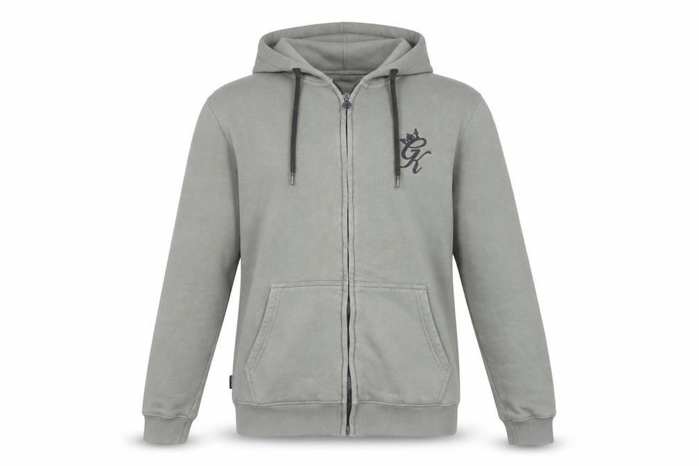 Gym King Men’s Green Full Zip Hoodie Small Regular Fit