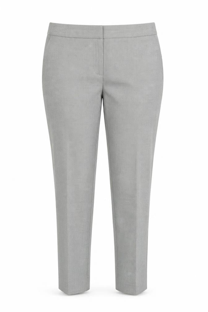 Jaeger Womens Grey Check Wool Blend Dress Pants Size 14