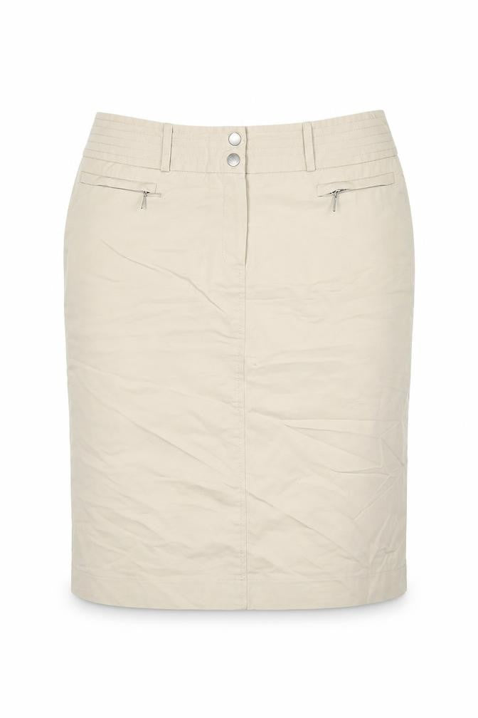 Planet Women’s Beige Pencil Skirt Size 10 Cotton Stretch Workwear