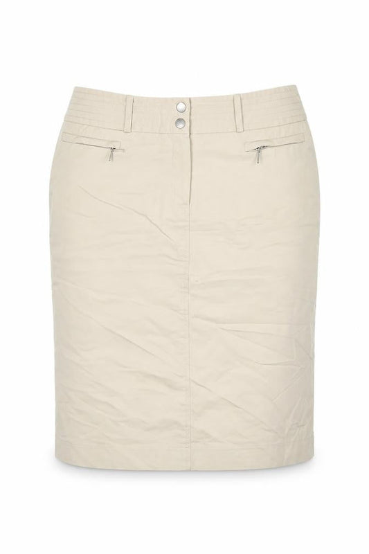 Planet Women’s Beige Pencil Skirt Size 10 Cotton Stretch Workwear