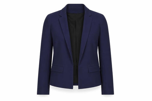 Diane von Furstenberg Women Blue Slim Fit Blazer Jacket Size 6