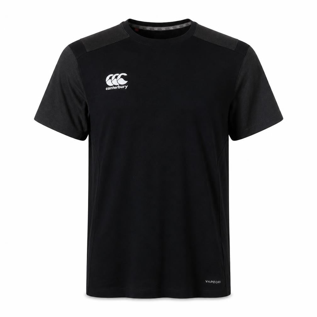 Canterbury Men’s Black XS Sports Crew Neck T-Shirt Vapodri