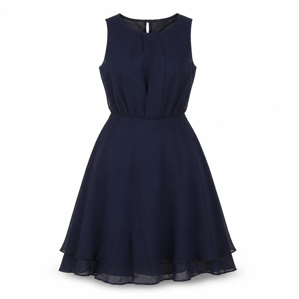 ASOS Women’s Blue A-Line Sleeveless Chiffon Dress UK 8