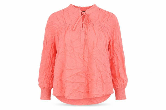 Marks and Spencer Women Pink Viscose Long Sleeve Tunic Blouse Size 6