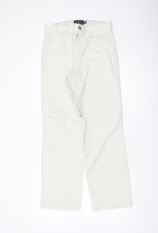Marks and Spencer Men’s Beige Chino Trousers 30W 29L Cotton