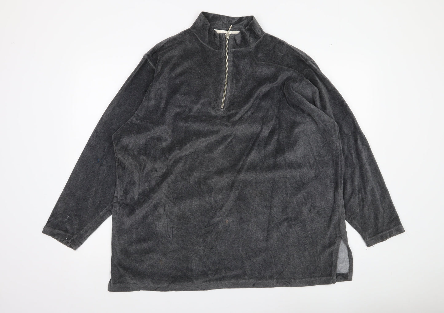 Elisabeth by Liz Claiborne Womens Grey Pullover Sweatshirt Size L
