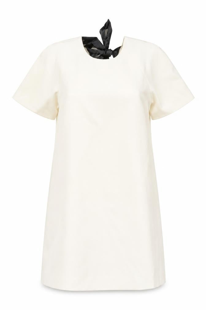 Marks & Spencer Women’s Ivory Size 8 Short Sleeve Shift Dress
