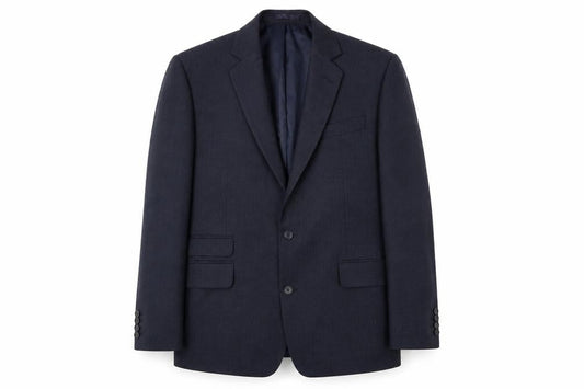 Hammond & Co Men’s Blue Wool Blend Blazer Jacket 44 Long Classic Fit