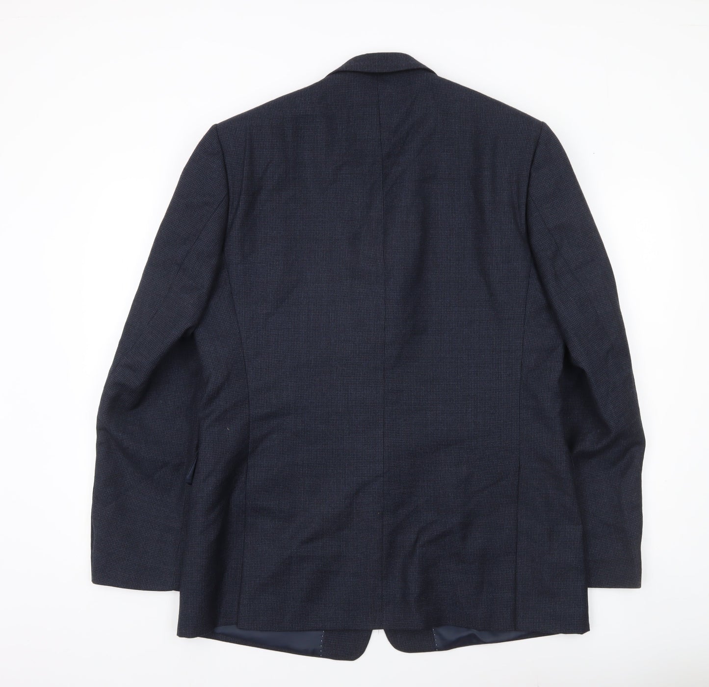 Hammond & Co Men’s Blue Wool Blend Blazer Jacket 44 Long Classic Fit