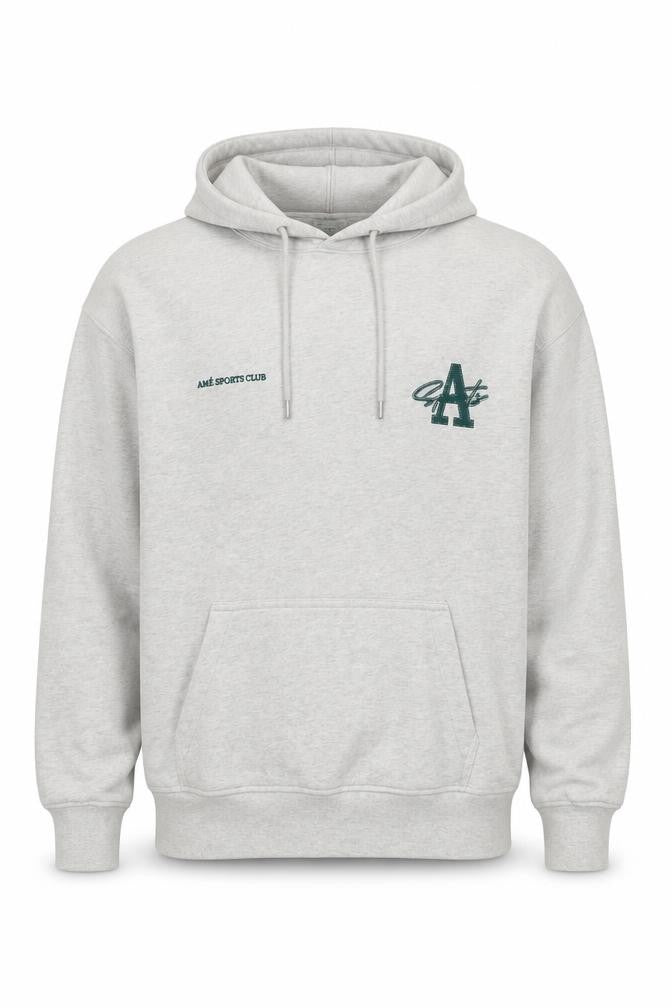 River Island Mens Grey Pullover Hoodie L Regular Fit Logo Sports