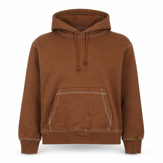 Zara Women’s Brown Pullover Hoodie Size S Cotton Blend