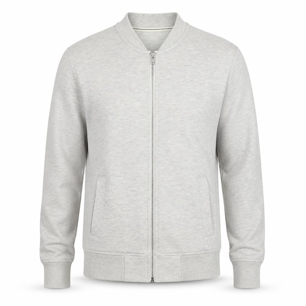 Burton Menswear London Men's Grey Full Zip Sweatshirt Small