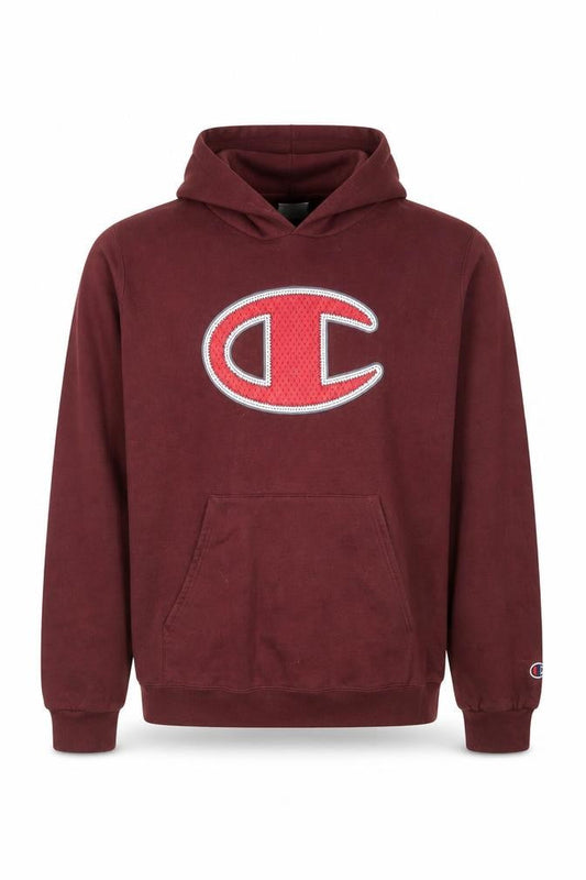 Champion Men’s Red Pullover Hoodie XL Logo Graphic Sportswear