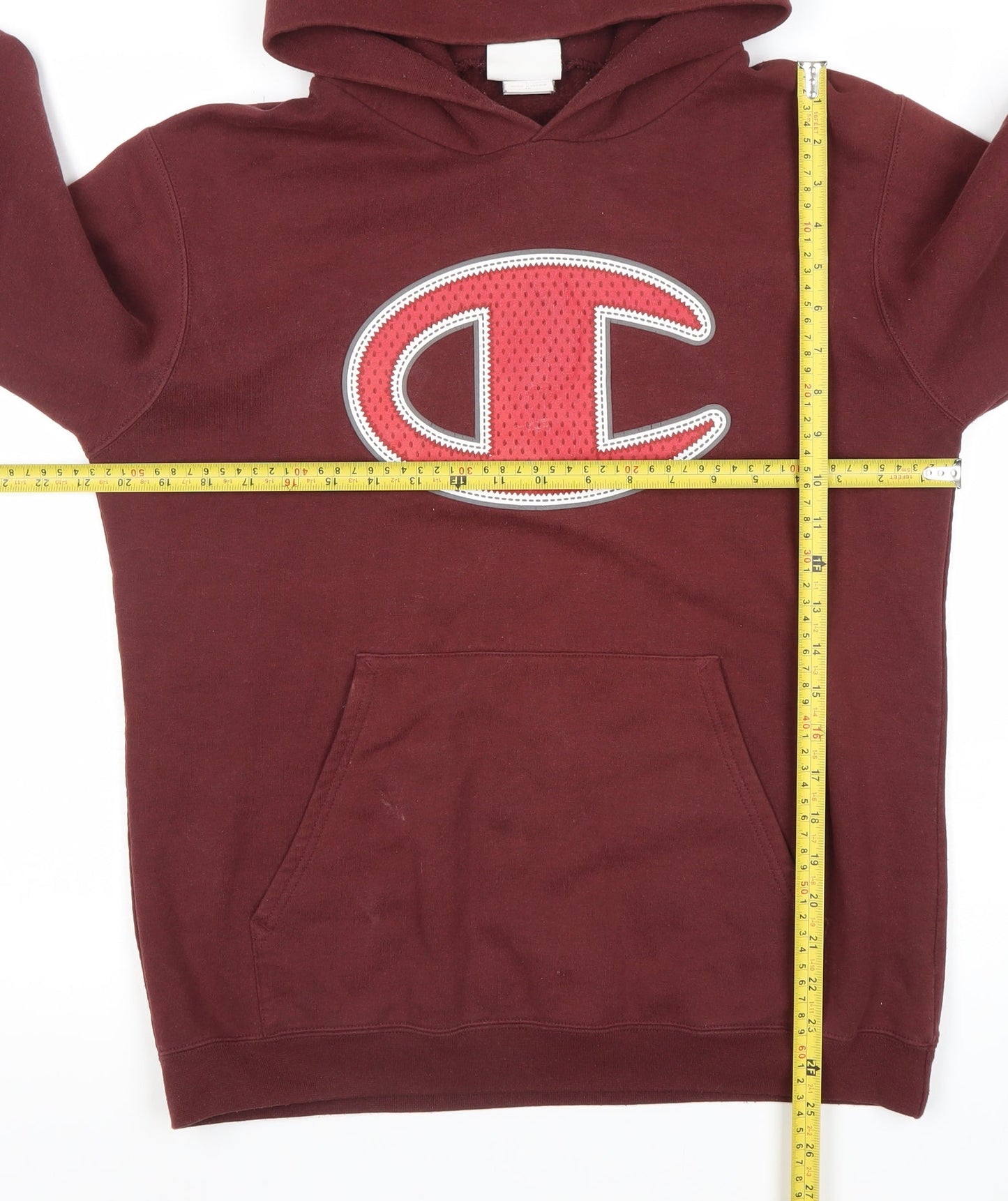 Champion Men’s Red Pullover Hoodie XL Logo Graphic Sportswear