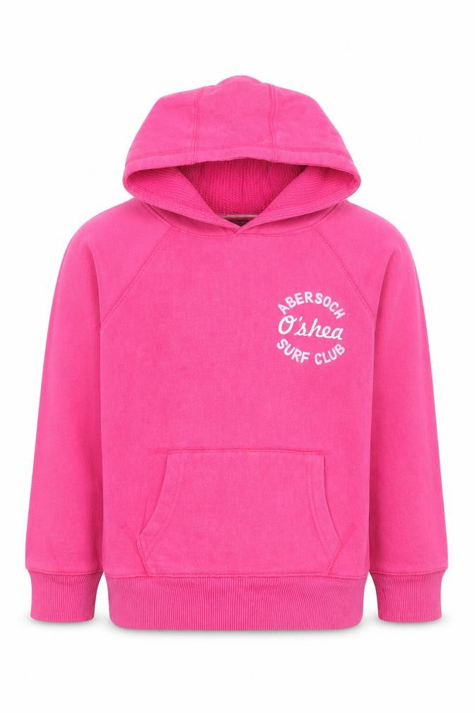 O'Shea Girls Pink Pullover Hoodie Size 10 Years Surf Club Graphic