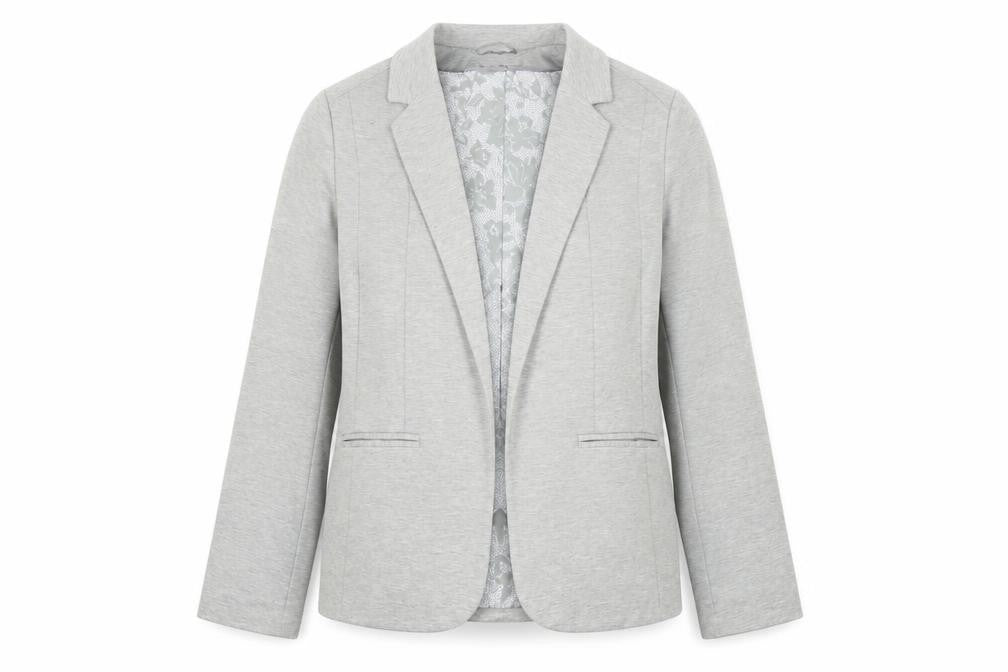 Wallis Women’s Grey Blazer Jacket Size 16 Regular Workwear