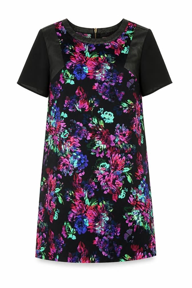 Neon Rose Womens Multicoloured Floral Shift Dress Size 10
