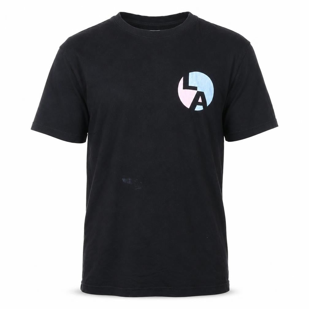 Topman Men’s Black XS LA Graphic Print Crew Neck T-Shirt
