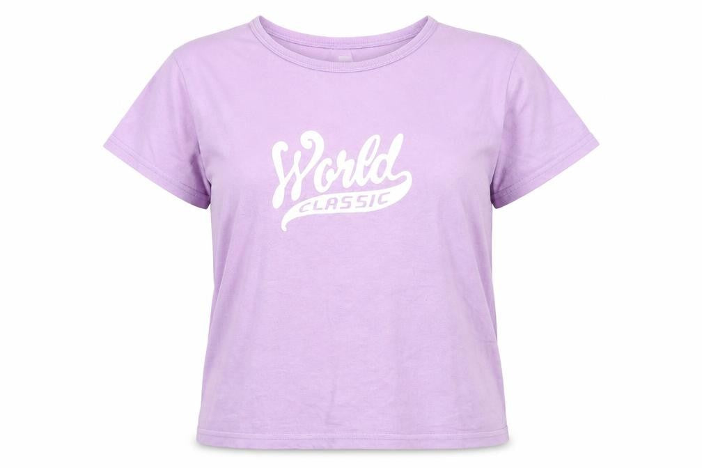 Gap Women’s Purple Cotton T-Shirt L Crew Neck Short Sleeve Casual