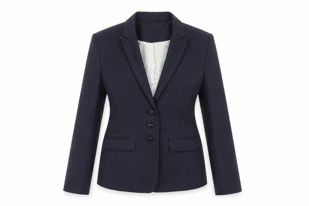 Next Womens Blue Size 8 Slim Fit Single-Breasted Suit Jacket