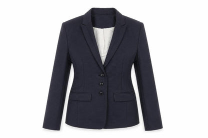 Next Womens Blue Size 8 Slim Fit Single-Breasted Suit Jacket