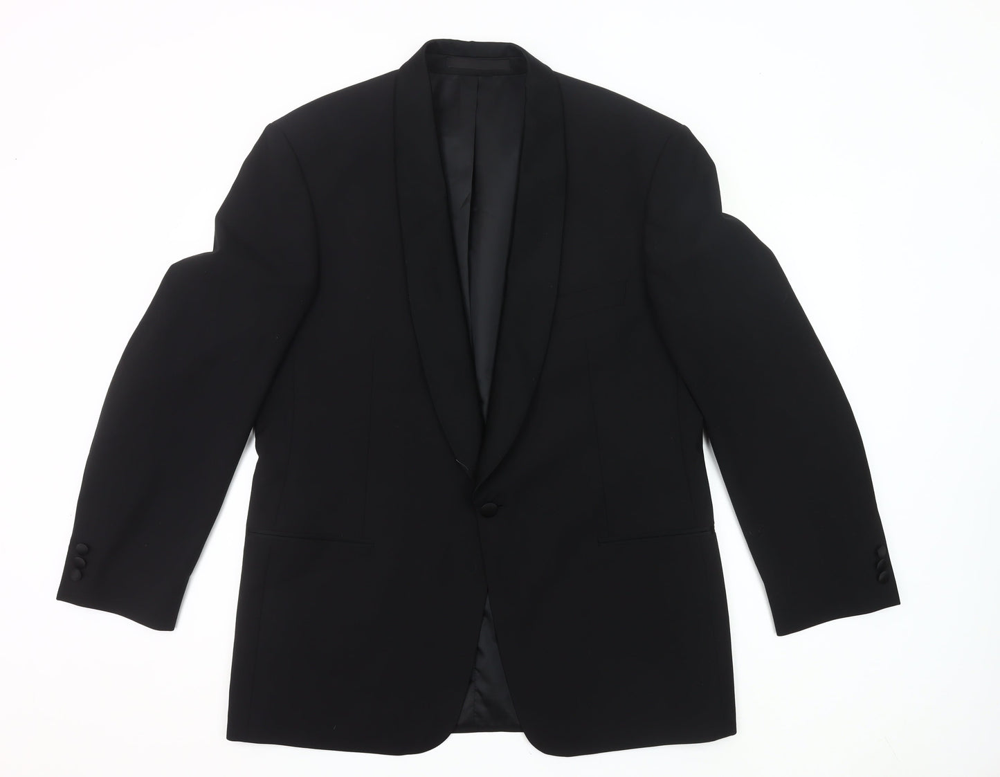 Marks and Spencer Men’s Black 42” M Shawl Lapel Tuxedo Suit Jacket