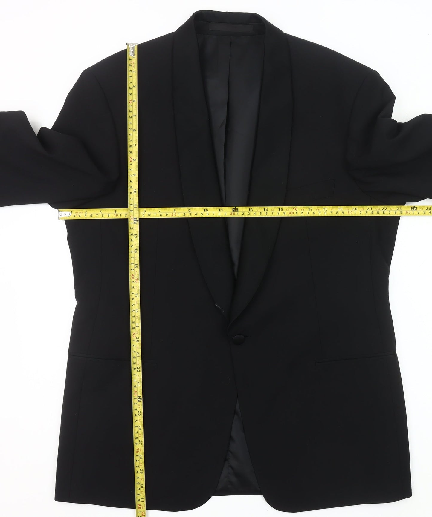 Marks and Spencer Men’s Black 42” M Shawl Lapel Tuxedo Suit Jacket