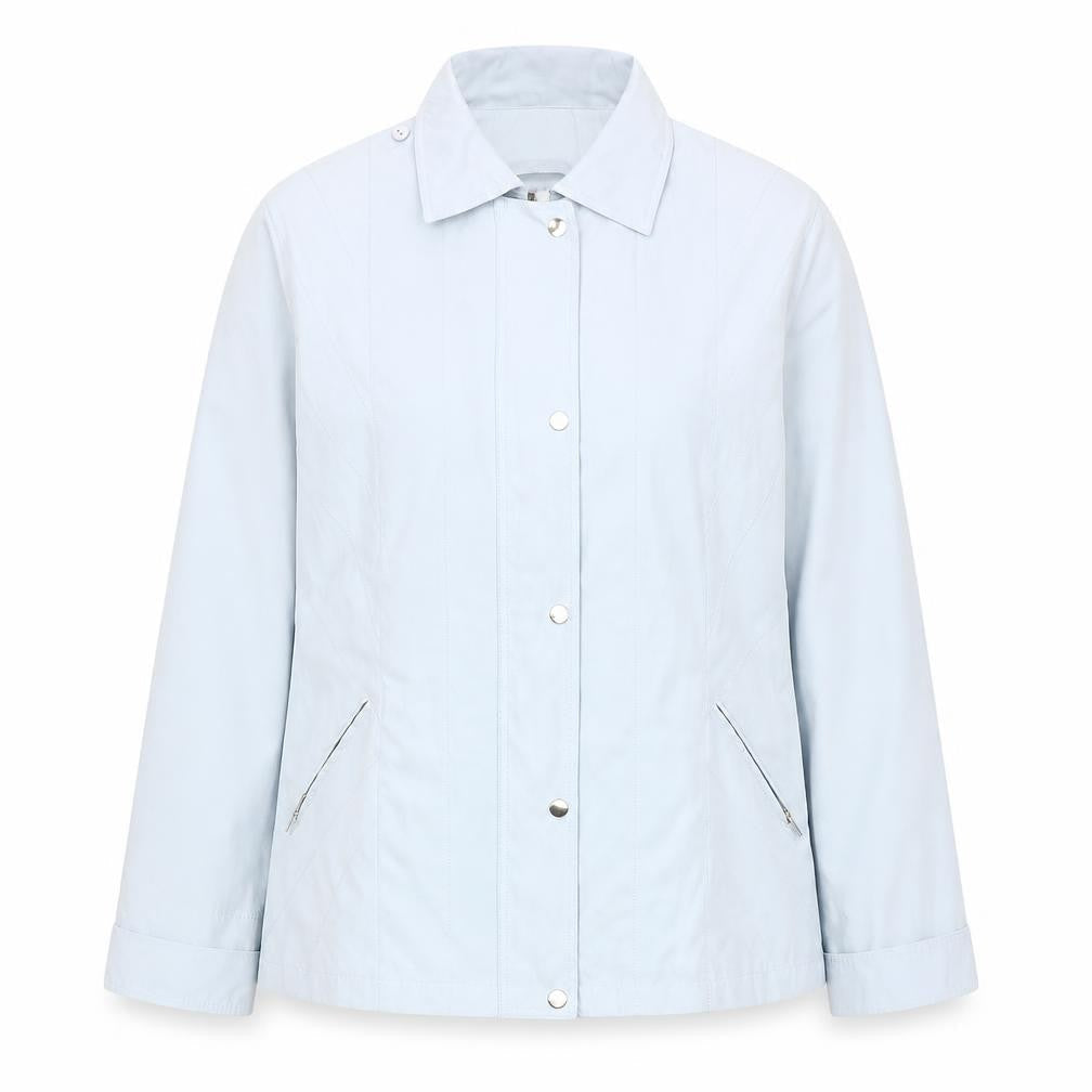 Katherine Hammond Womens Blue Size 16 Mid-Length Casual Jacket