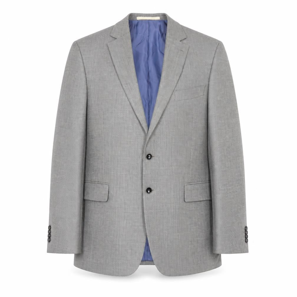Marks & Spencer Mens Grey Wool Blend Suit Jacket 44 Long