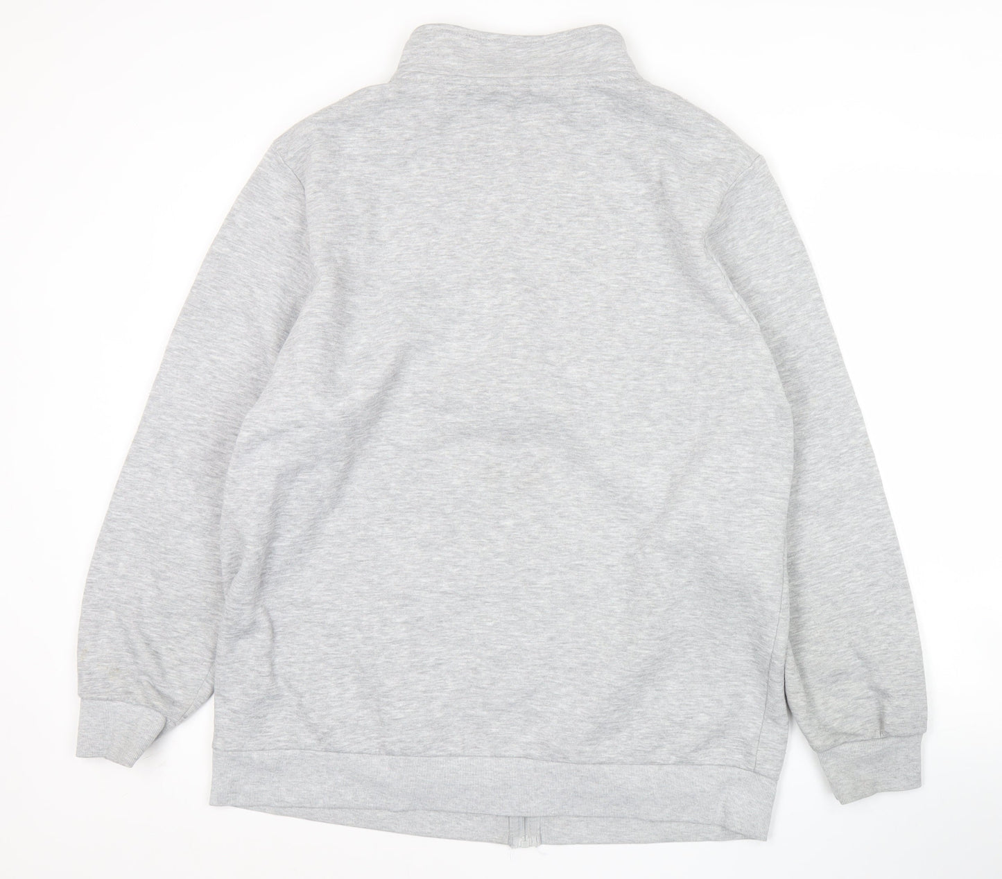 Bekkin Men's Grey 2XL Track Jacket Full Zip Regular Fit
