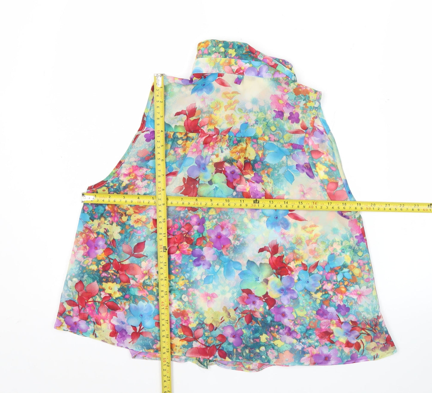 Atmosphere Womens Multicoloured Floral Sleeveless Blouse UK 10