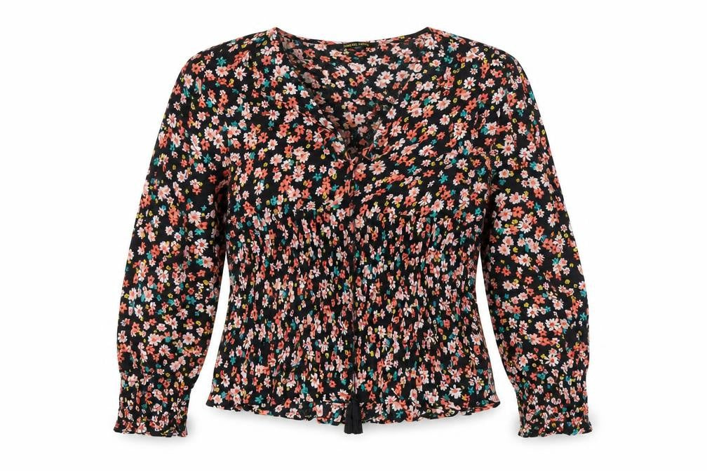 Urban Gypsy Womens Multicoloured Floral Tunic Blouse M