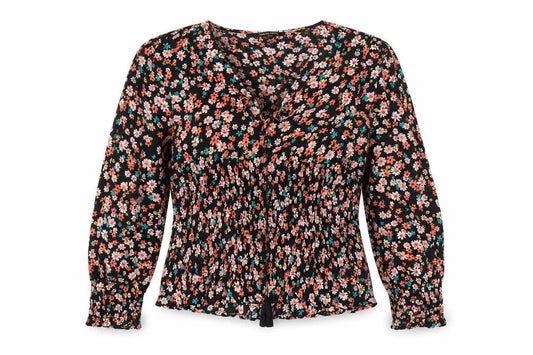 Urban Gypsy Womens Multicoloured Floral Tunic Blouse M