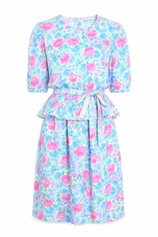 Marks & Spencer Women’s Multicoloured Floral Sheath Dress Size 10