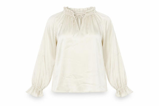 Marks and Spencer Womens Ivory Blouse Size 6 Halter Tunic Style
