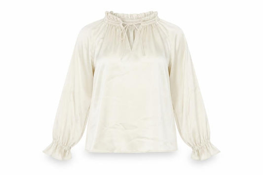 Marks & Spencer Womens Ivory Blouse Size 6 Halter Tunic Style